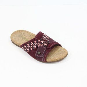 Women Flat Sandals Spenco Bonaire Slides sz 5 Comfort Shoe Casual Slip on